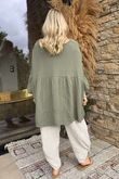 Made in Italy Santos Artist Smock Moss 